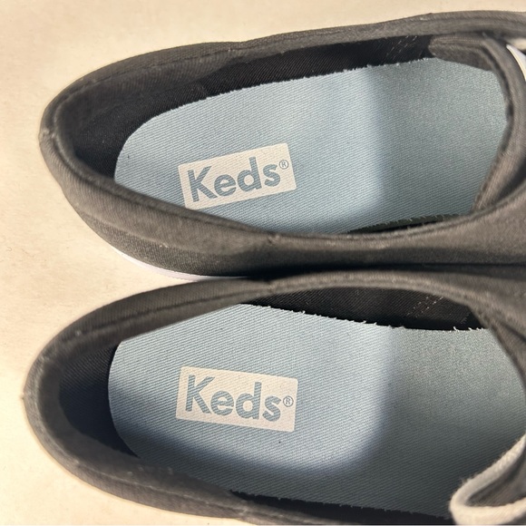 New Keds Canvas Breathable Black Lace Up Sneakers Shoes; Women’s Size 6 - Picture 13 of 15